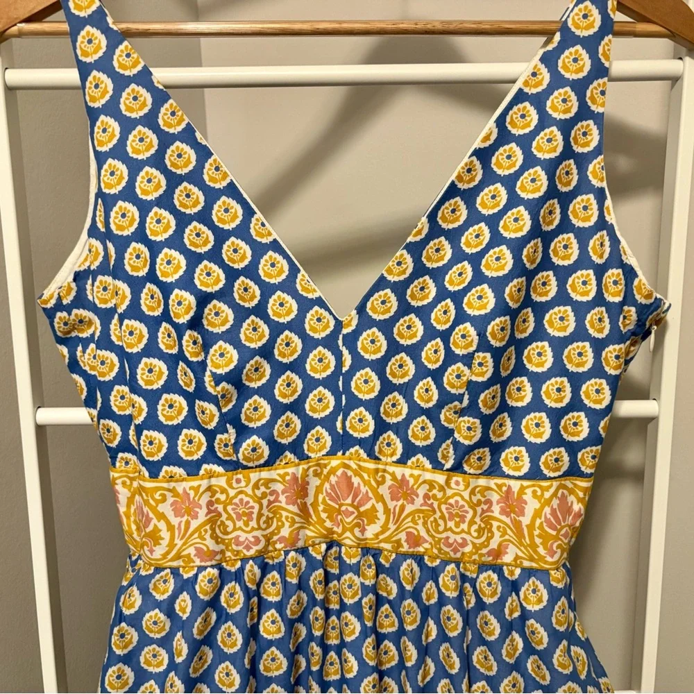 J. Crew Point Sur Patterned Tiered Maxi Dress - Picture 7 of 7